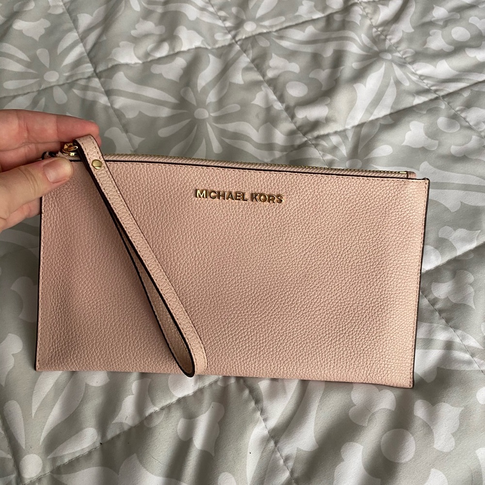 Large Michael Kors wristlet